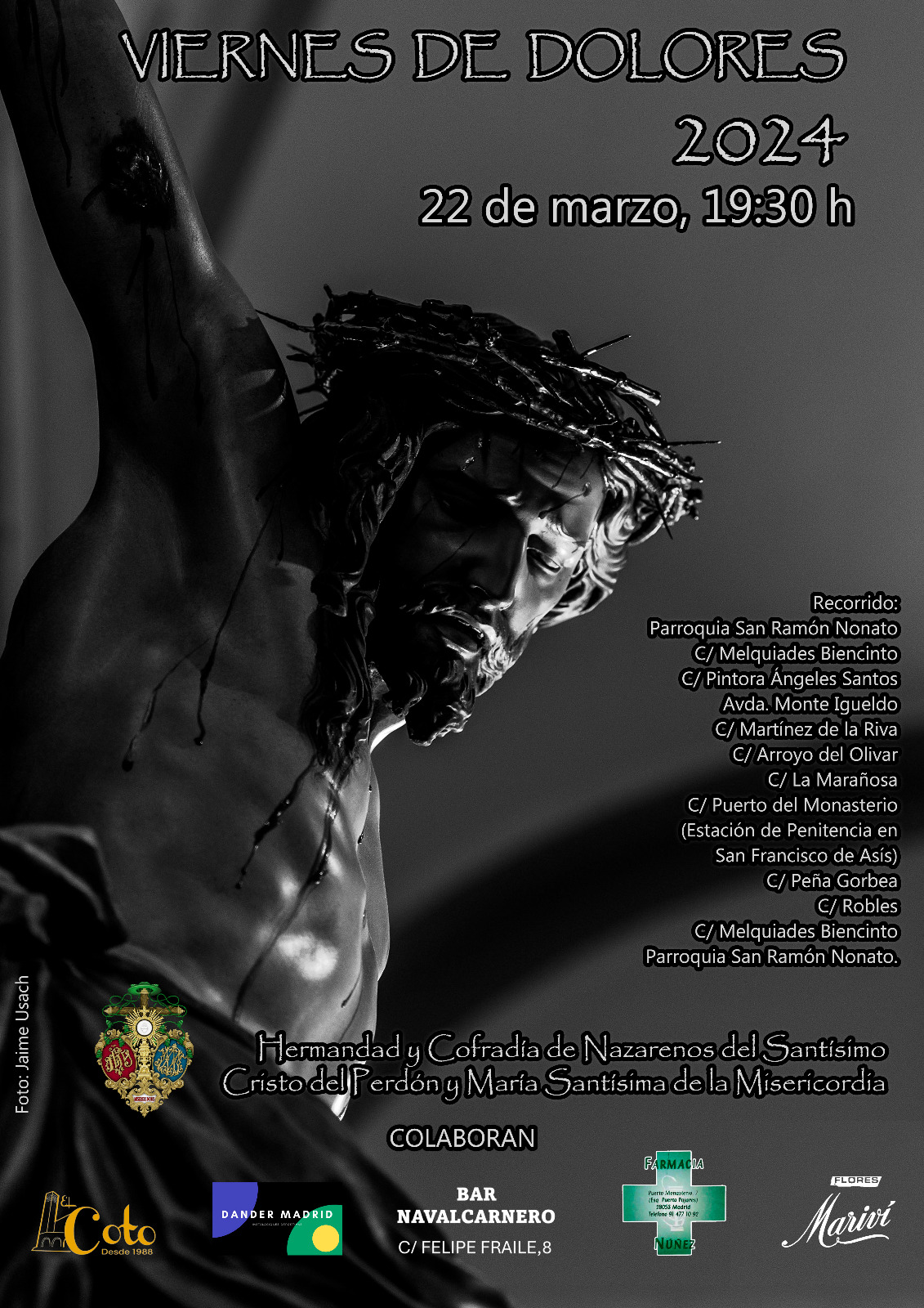 Cartel de Semana Santa 2024 Hermandad y Cofradía de Nazarenos del